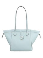FENDI ORIGAMI PEBBLED LEATHER TOTE