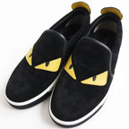Fendi Monster Bugs Eye Suede Leather Sneakers