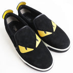 Fendi Monster Bugs Eye Suede Leather Sneakers