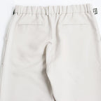 Fendi Wool Twill Pants FF Logo Belt Off-White