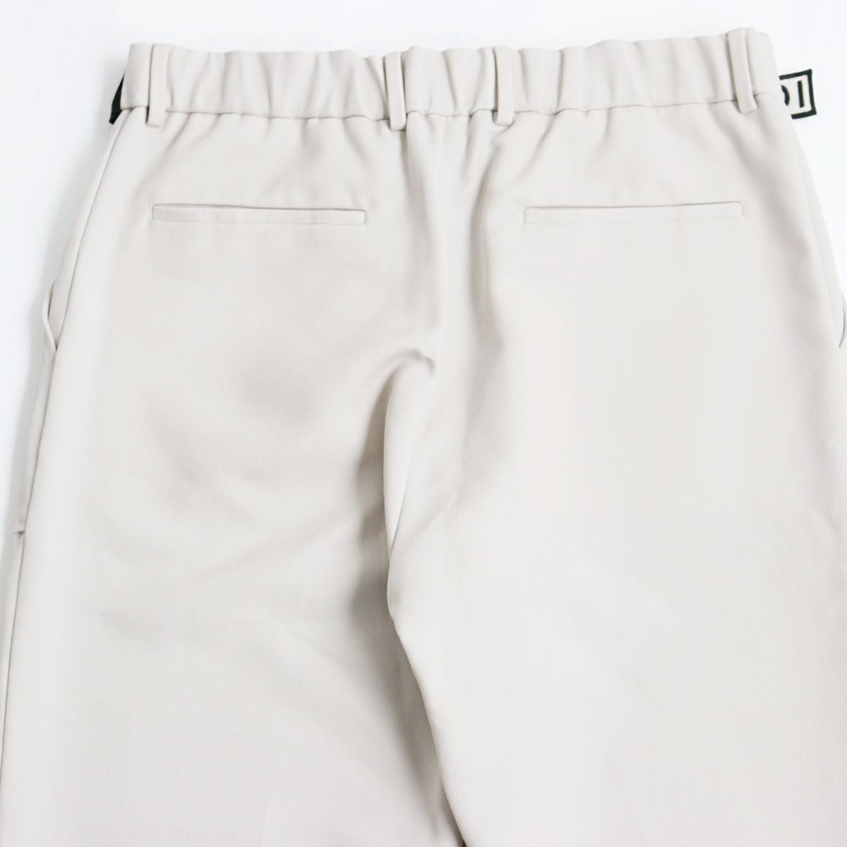Fendi Wool Twill Pants FF Logo Belt Off-White