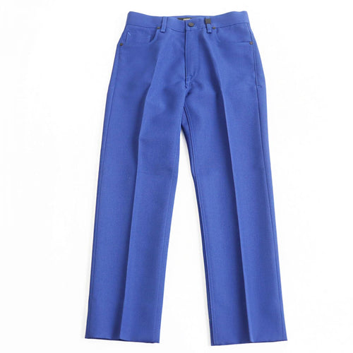 Fendi Leather Logo Patch High Waist Pants