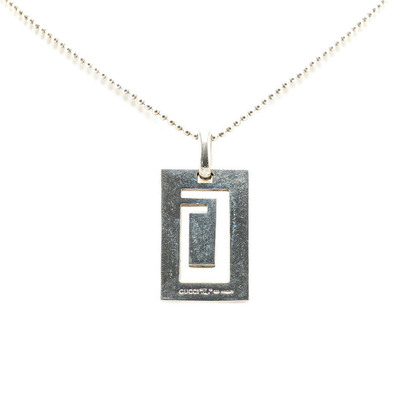 Gucci Cutout G SV925 Necklace