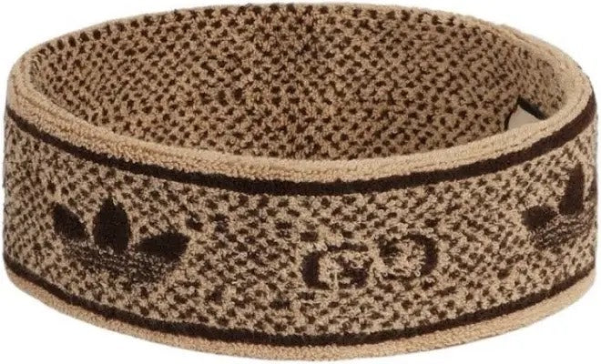Gucci x adidas Cotton Headband Brown Hair Accessories