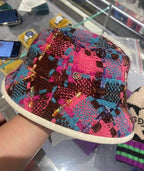 Gucci Elevation Tweed Bob Bucket Hat Pink/Blue M