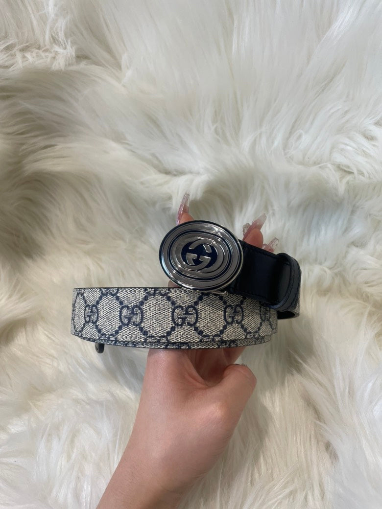 Gucci GG Belt Super Beige Men's Belt