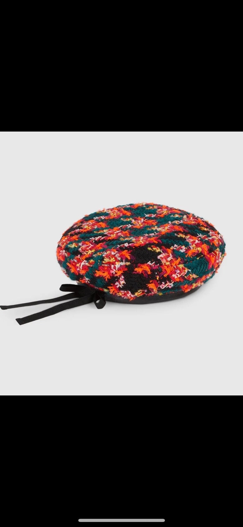 Gucci Tweed Hat Elevation Basq Check Poule Multicolor
