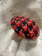 Gucci Tweed Hat Elevation Basq Check Poule Multicolor