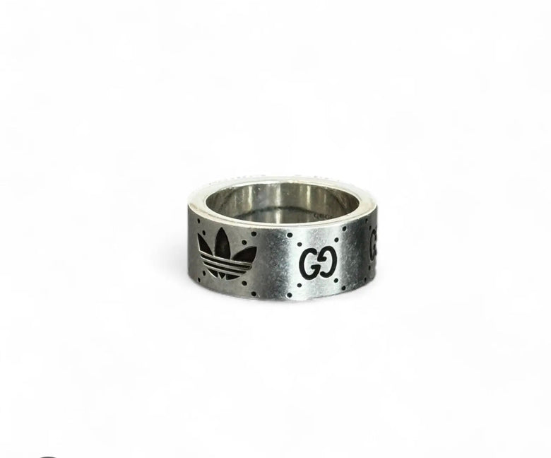 Gucci Adidas Sterling Silver Ring
