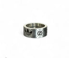 Gucci Adidas Sterling Silver Ring