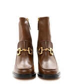 Gucci Brown MID HEEL ANKLE Boots Size 36