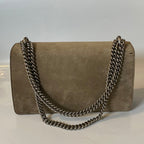 Gucci Dionysus Taupe Suede Shoulder Bag