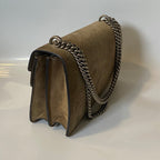 Gucci Dionysus Taupe Suede Shoulder Bag