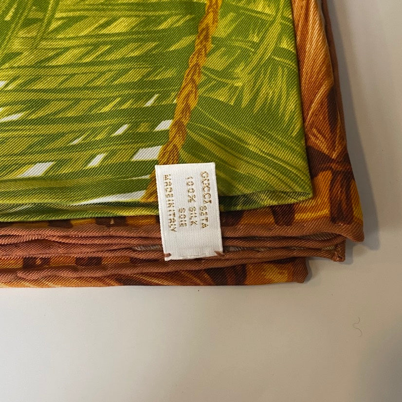 🧣 silk scarf Gucci 100% sole silk