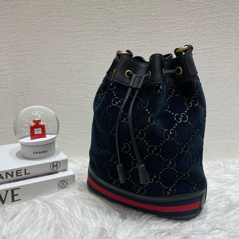 Gucci velvet backpack