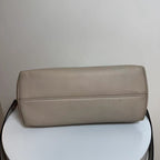Fendi By The Way Beige Leather Flower Applique Handbag Medium