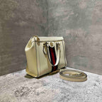 Gucci Ophidia Beige Leather Tote Bag Medium