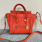 Celine Red Luggage Bag Small Size