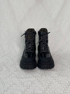 Fendi Martens Black Brown Boots Size OS