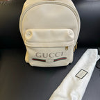 Gucci Off-White Canvas Backpack Medium