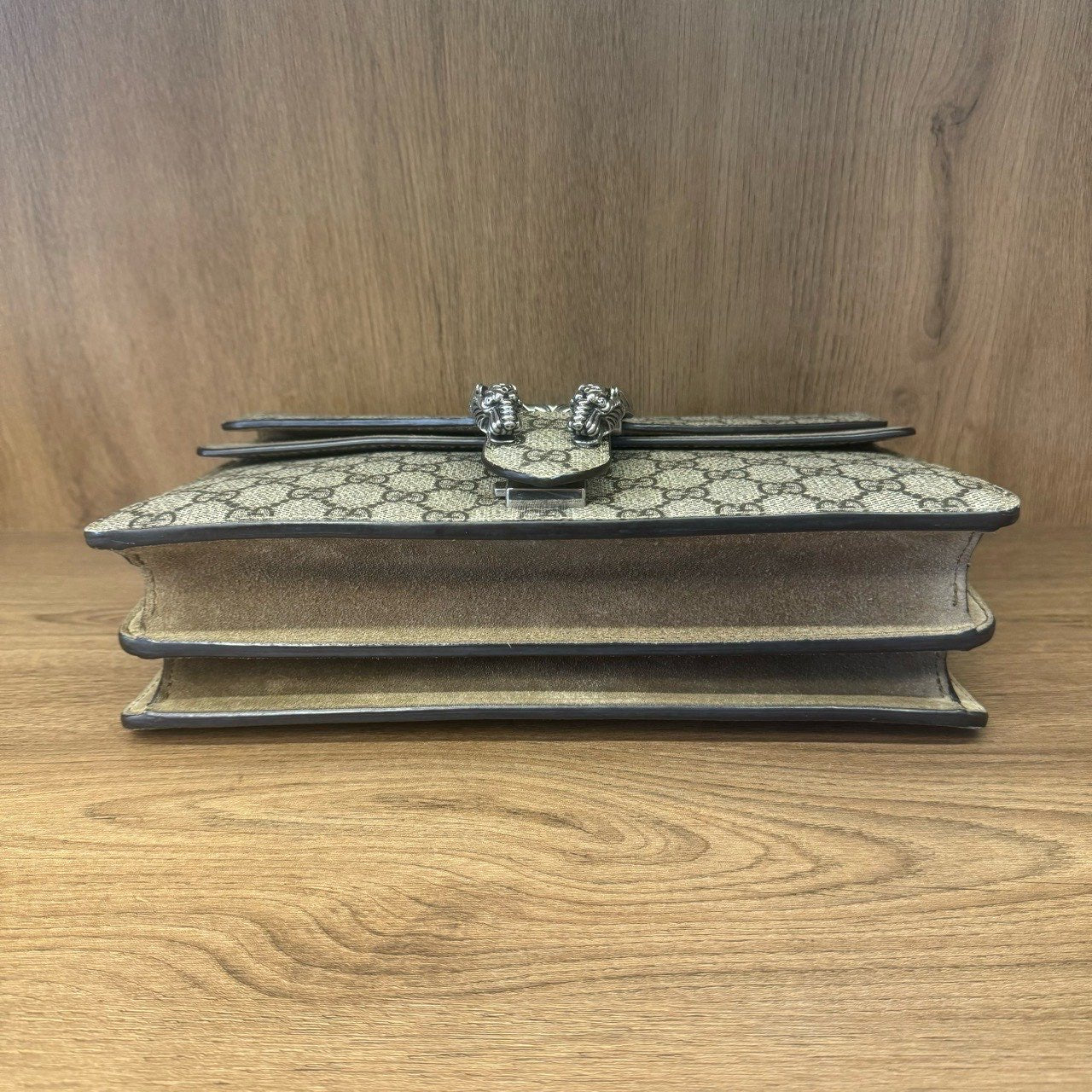 Gucci Dionysus Beige GG Canvas Shoulder Bag Small