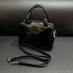 Gucci Black Leather Handbag 27x19x10