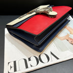 Gucci Dionysus Multicolor Leather Bee Embellished Shoulder Bag Medium