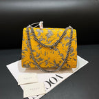 Gucci Dionysus Yellow Canvas Leather Chain Shoulder Bag Limited Edition Small