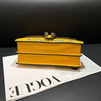 Gucci Dionysus Yellow Canvas Leather Chain Shoulder Bag Limited Edition Small
