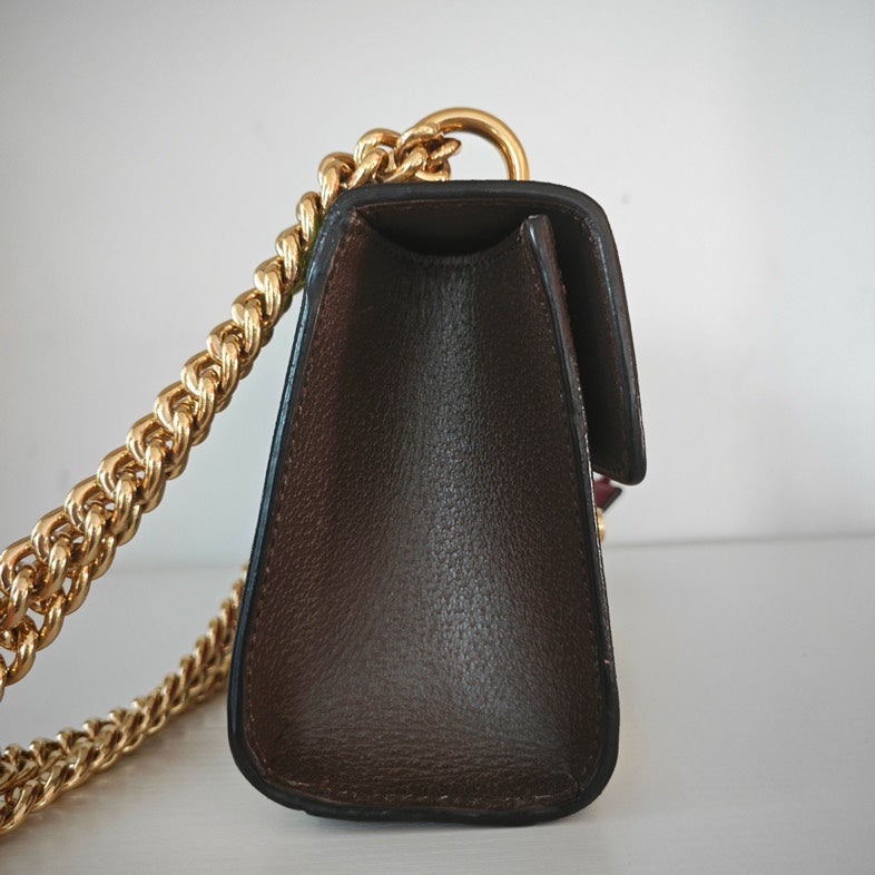 Gucci Sylvie Floral Print Shoulder Bag