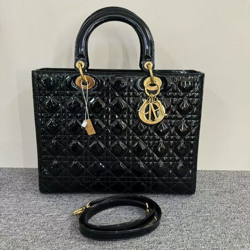 Dior Lady Bag Black Tote
