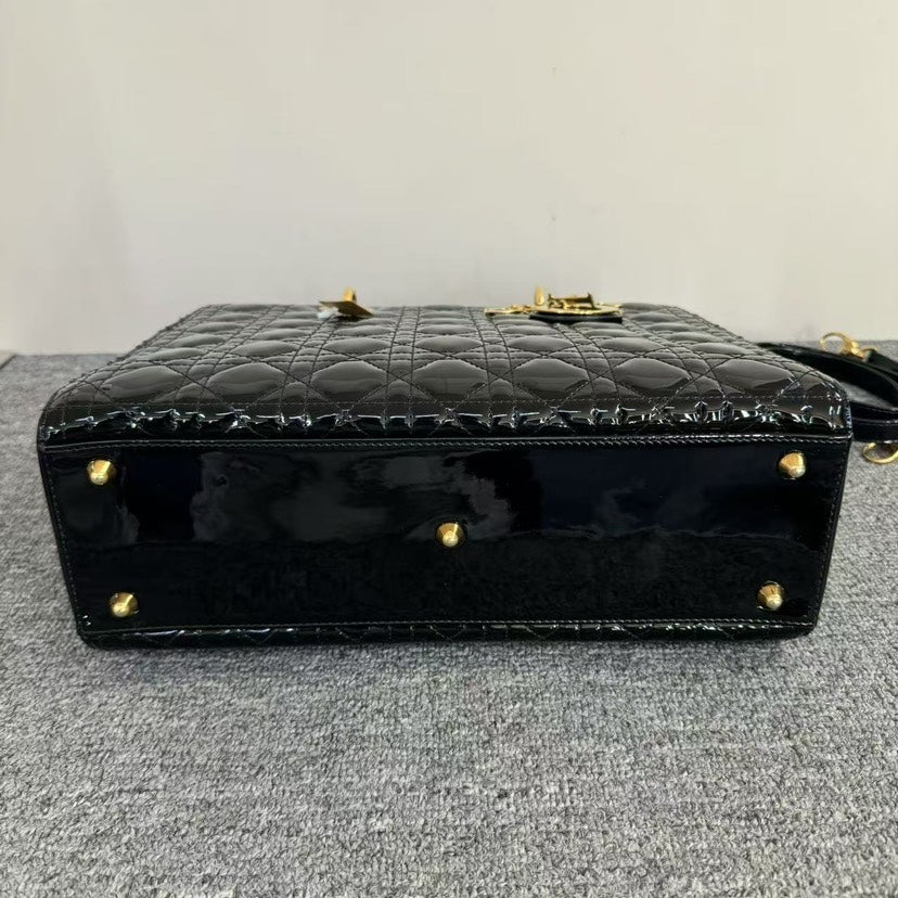 Dior Lady Bag Black Tote