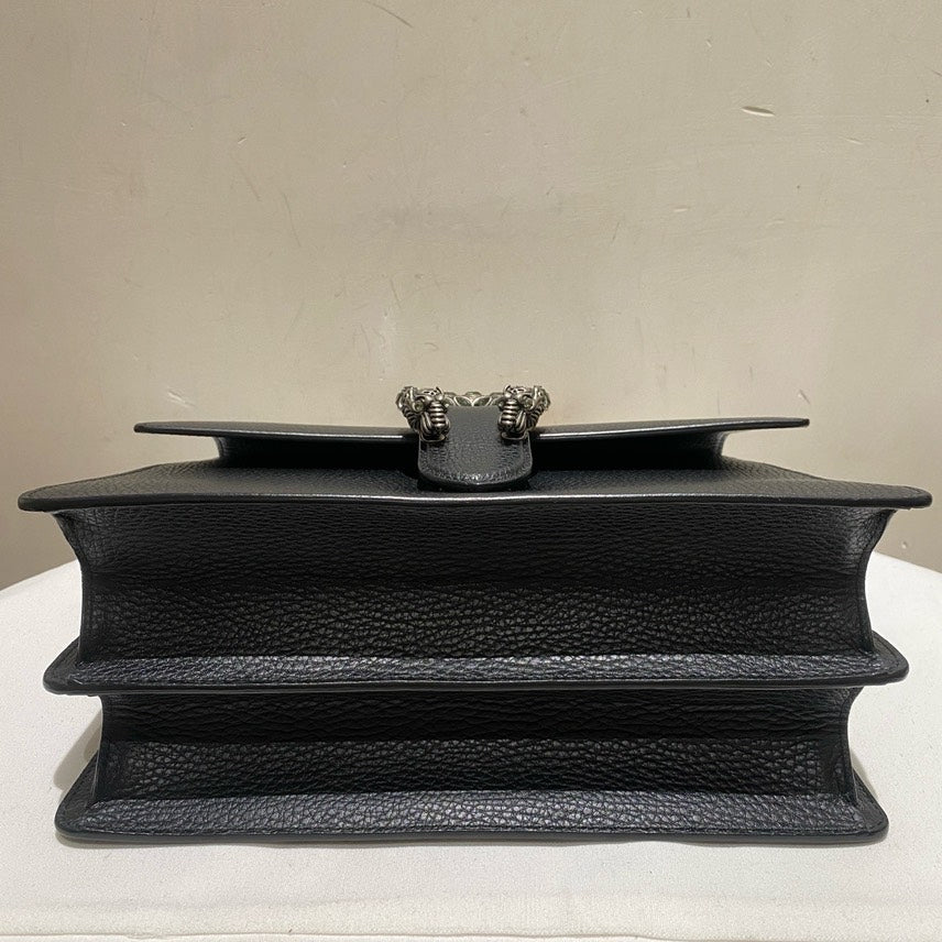 Gucci Bamboo Handle Dionysus Black Handbag