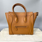 Celine Luggage Bag Large Camel Tote
