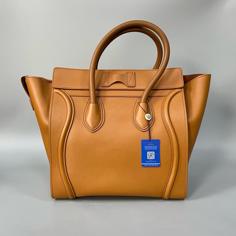 Celine Luggage Bag Large Camel Tote