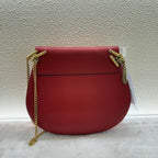 Chloe Drew Red Leather Shoulder Bag