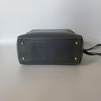 Fendi Petite 2Jours Gray Leather Tote Bag