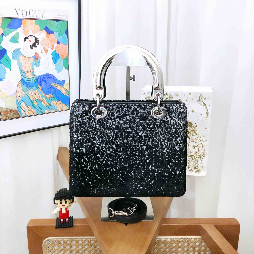 Dior Lady Bag Black Tote