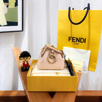 Fendi First Nano Beige Handbag