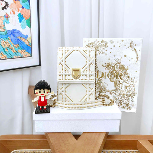 Dior Diorama White Shoulder Bag