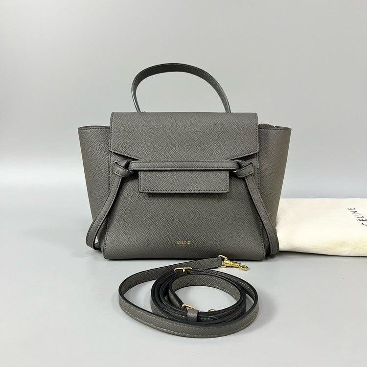 Celine Belt Bag Nano Gray