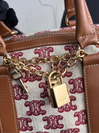 Celine Boston Two-Way Bag in Brown Monogram Canvas