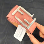Fendi Leather Belt FM4047 Pink 70-80cm