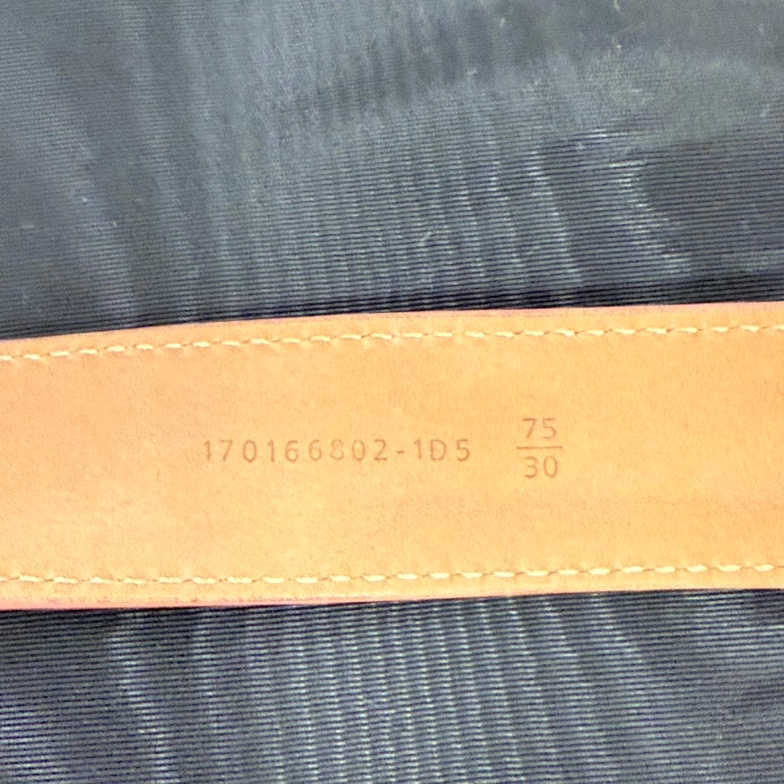 Fendi Leather Belt FM4047 Pink 70-80cm