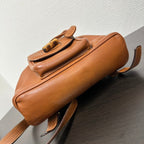 Gucci Bamboo Backpack V Brown Leather Backpack