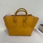 Celine Mini Luggage Tote Yellow Leather Top Handle Bag