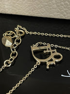 Dior Necklace  Gold Pendant Necklace