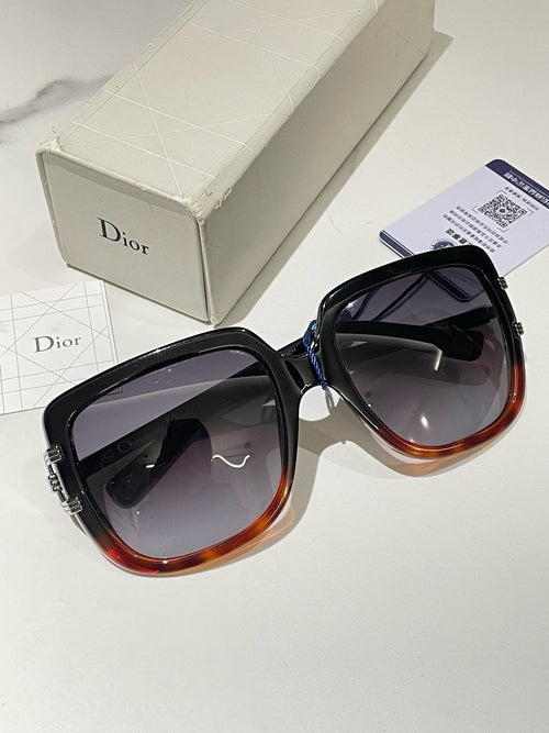 Dior Sunglasses Square Black #13540