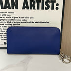 Dior Long Wallet Blue Leather Style #13162