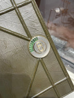 Dior Diorama Bag 9041 Olive Leather Shoulder Bag